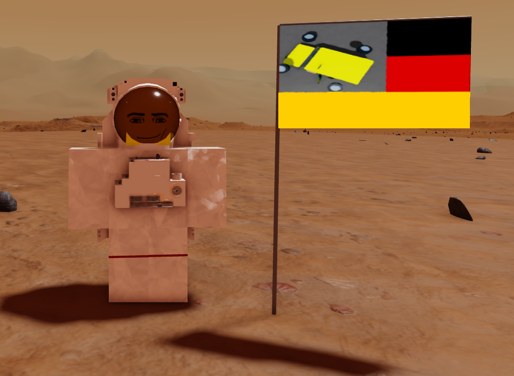 Image for article titled Minorcarmistake.com Goes to Space: Lands on Mars and Plants Flag